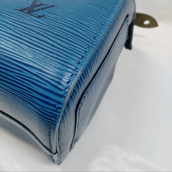 Louis Vuitton LV Hand Bag  Speedy 25 Blue Epi - Picture 6 of 8